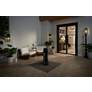 2_San Lucas 18 3/4" High Sand Black Outdoor Wall Light Set of 2 in scene