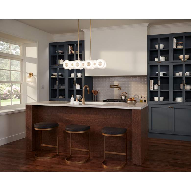 Image 1 Possini Euro Jacob 11" High Gold and Natural Rope Wall Sconce in scene