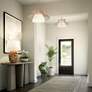 1_Possini Euro Aire 24" Wide Rope Fabric Modern Pendant Chandelier in scene
