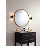 2_Possini Euro Idyl 16 1/4" High Warm Gold and Black 2-Light Bath Light in scene