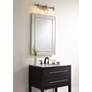1_Possini Euro Danvers 22 1/2"W Brushed Nickel 3-Light Bath Light in scene