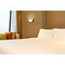 1_Access Lighting Crest 13" Wide Bronze and Alabaster Glass Wall Sconce in scene