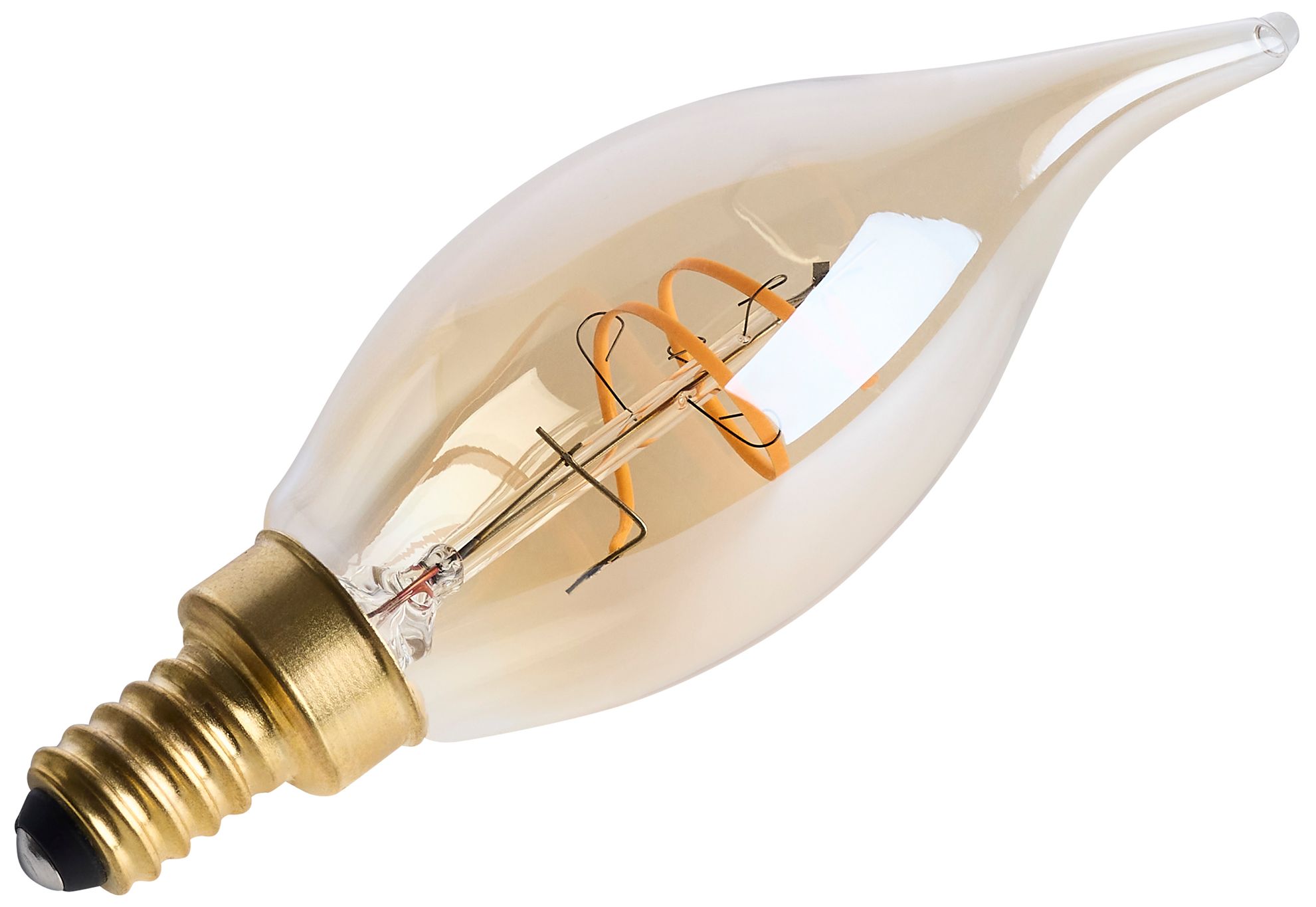 Image 3 25W Equivalent 3.5W LED Dimmable Clear Candelabra Bulb by Satco more views