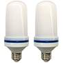 25W Equivalent 3.8W LED Flickering Flame Light Bulb 2 Pack