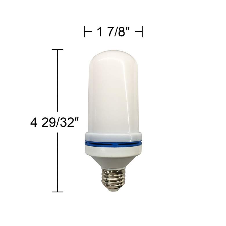 Image 4 25W Equivalent 3.8W LED Flickering Flame Light Bulb 2 Pack more views