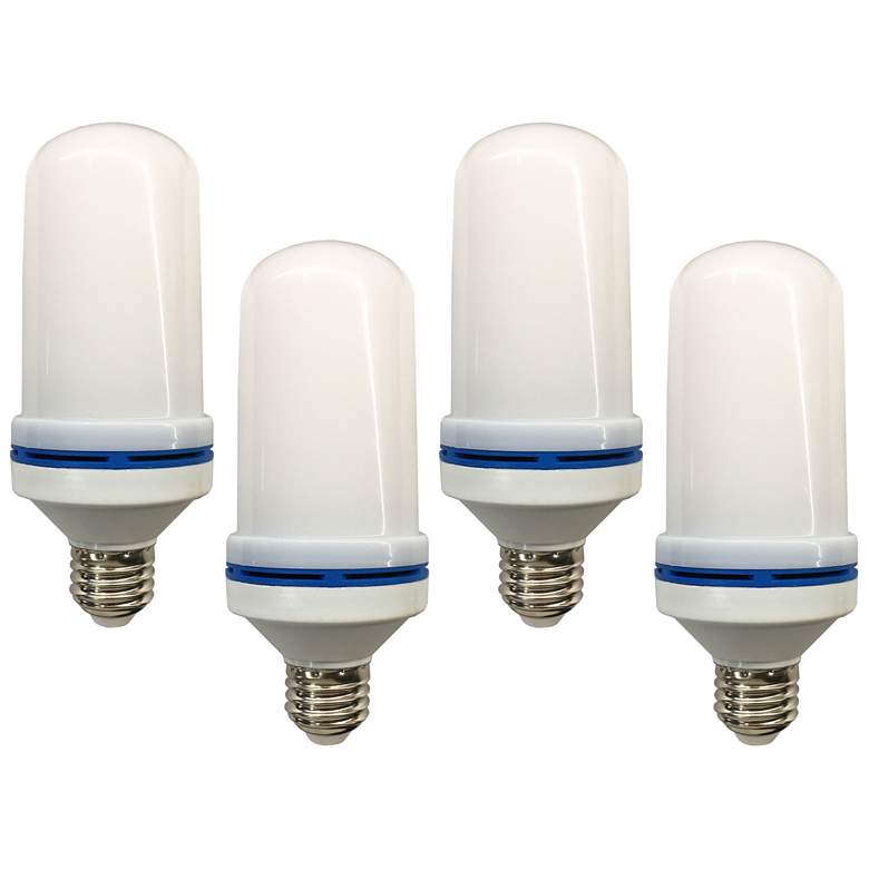 Image 1 25W Equivalent 3.8W LED Flickering Flame Light Bulb 4 Pack