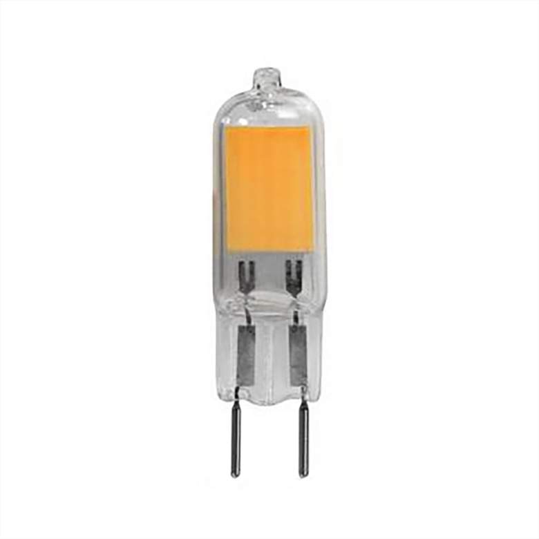 Image 1 25W Equivalent Clear 2.3W LED Dimmable Bi-Pin G8 T4 120 volt Bulb