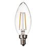 25W Equivalent Clear 2W 12 Volt LED Non-Dimmable E12 Bulb