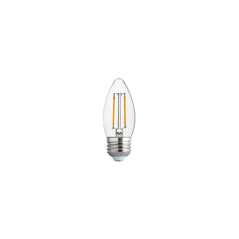 Image 1 25W Equivalent Clear 2W 12 Volt LED Non-Dimmable E26 Torpedo