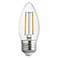 25W Equivalent Clear 2W 12 Volt LED Non-Dimmable E26 Torpedo