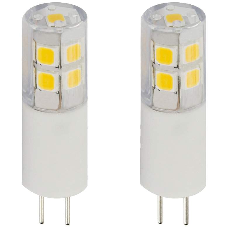 Image 1 25W Equivalent Clear 2W LED 12V Dimmable G4 Bulb 2-Pack