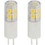 25W Equivalent Clear 2W LED 12V Dimmable G4 Bulb 2-Pack