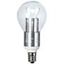 25W Equivalent Clear 3W LED Candelabra Base Fan Bulb
