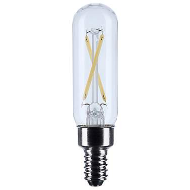 25W Equivalent Satco Clear 2.8W LED Dimmable Candelabra Bulb