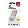 3_25W Equivalent Satco Clear 3W LED Dimmable Bi-Pin G4 Bulb more views