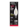 5_25W Equivalent Satco Clear 3W LED Dimmable Candelabra Bulb more views