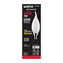 5_25W Equivalent Satco Frost 3W LED Dimmable Candelabra Bulb more views