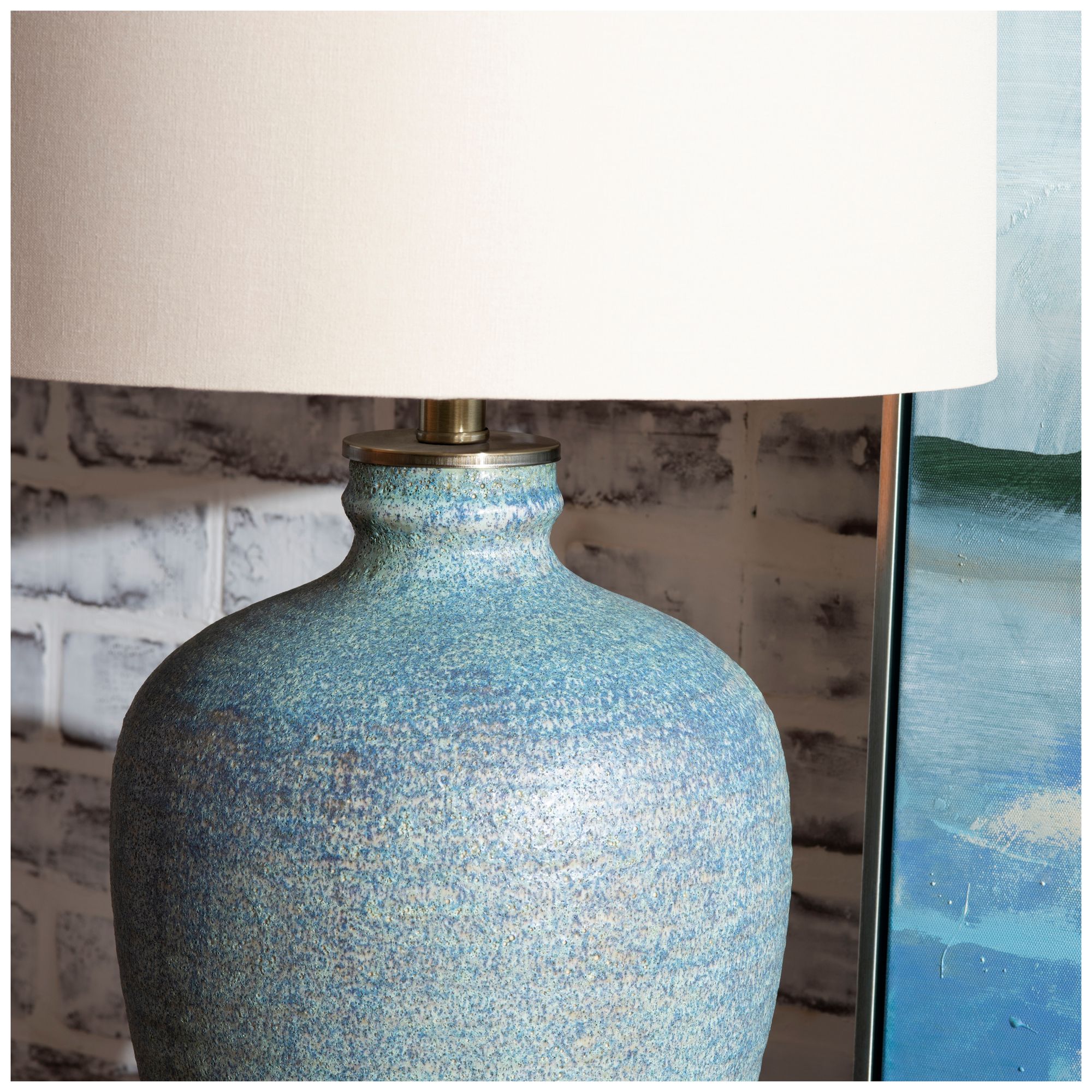 Image 5 26.5"H Blaze Earthenware Table Lamp more views