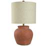 26.5" High Rustic Terracotta Table Lamp