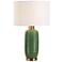 26 1/2" High Olive Green Ceramic Table lamp