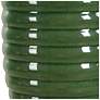 3_26 1/2" High Olive Green Ceramic Table lamp more views