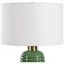 6_26 1/2" High Olive Green Ceramic Table lamp more views