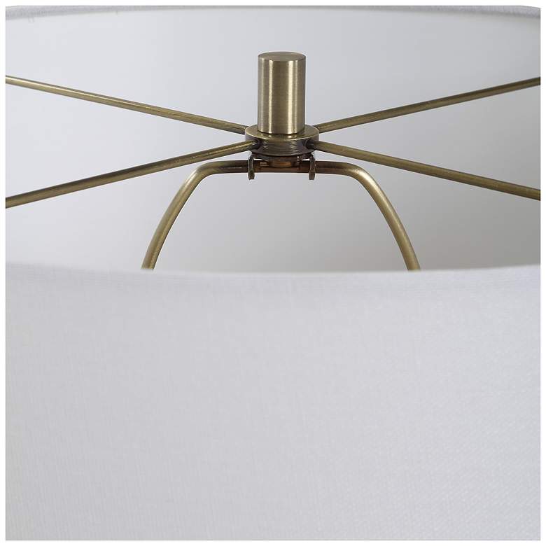 Image 7 26 1/2" High Olive Green Ceramic Table lamp more views
