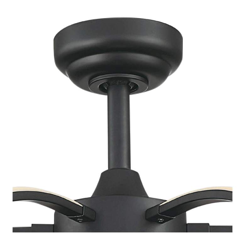 Image 4 26" Fanimation Obvi Black Fandelier LED Ceiling Fan with Remote more views