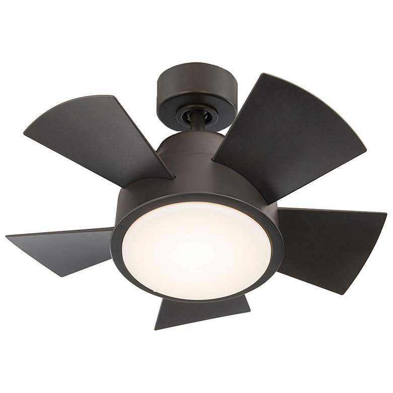 Image 1 26" Modern Forms Vox Bronze 3000K LED Smart Ceiling Fan