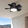 26" Modern Forms Vox Bronze LED Wet Rated Hugger Smart Ceiling Fan