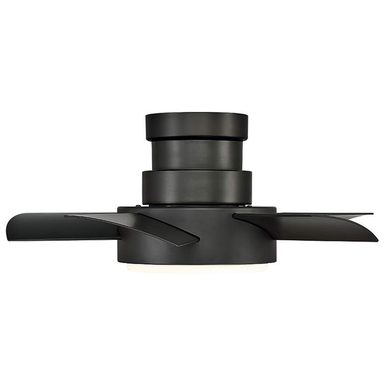 Image 3 26 inch Modern Forms Vox Bronze LED Wet Rated Hugger Smart Ceiling Fan more views