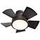 26" Modern Forms Vox Hugger Bronze 2700K LED Smart  Ceiling Fan