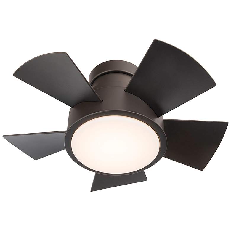 Image 1 26" Modern Forms Vox Hugger Bronze 2700K LED Smart Ceiling Fan