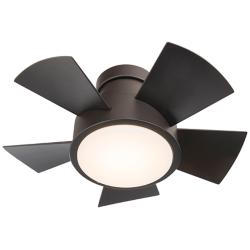 26&quot; Modern Forms Vox Hugger Bronze 2700K LED Smart  Ceiling Fan