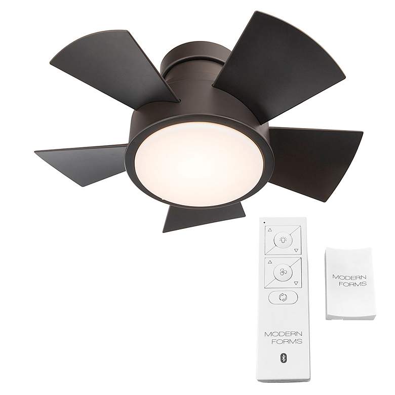 Image 4 26" Modern Forms Vox Hugger Bronze 2700K LED Smart  Ceiling Fan more views