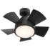 26" Modern Forms Vox Matte Black 2700K LED Smart Ceiling Fan