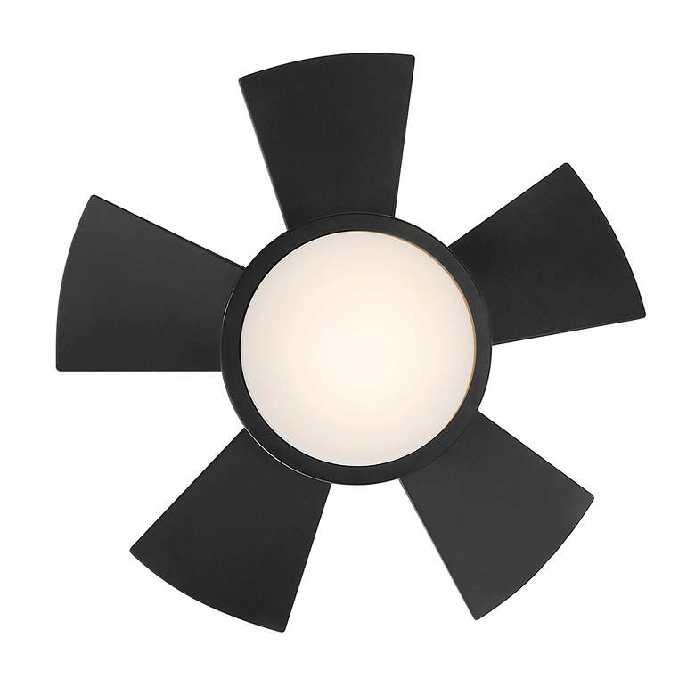 Image 3 26" Modern Forms Vox Matte Black 3000K LED Smart Ceiling Fan more views