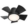 1_26" Modern Forms Vox Matte Black LED Smart Ceiling Fan