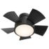26" Modern Forms Vox Matte Black LED Wet Hugger Smart Ceiling Fan