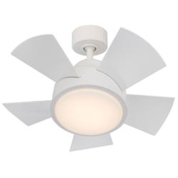26&quot; Modern Forms Vox Matte White 3500K LED Smart Ceiling Fan