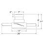 5_26" Modern Forms Vox Matte White LED Smart Ceiling Fan more views