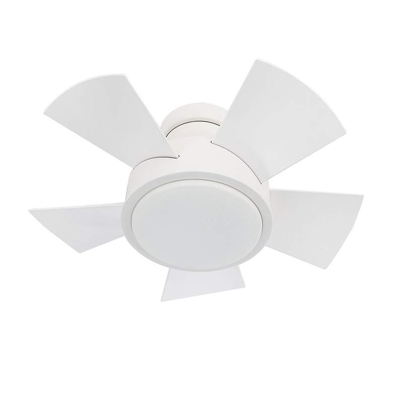 Image 2 26" Modern Forms Vox Matte White LED Smart Ceiling Fan more views