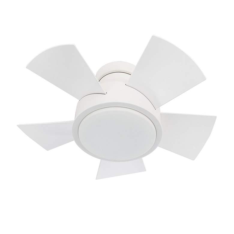 Image 2 26 inch Modern Forms Vox Matte White LED Smart Ceiling Fan more views