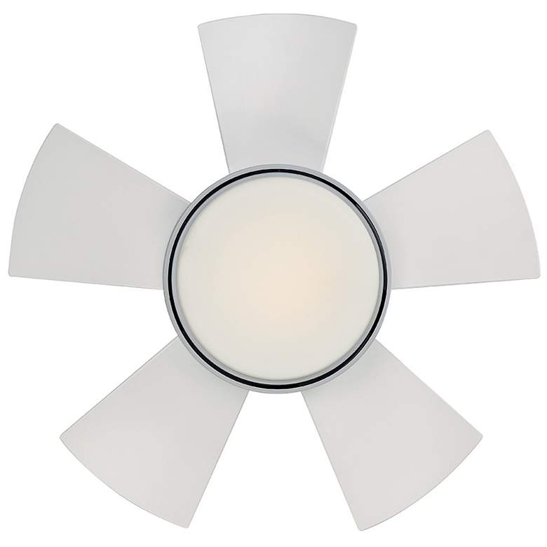 Image 5 26" Modern Forms Vox Matte White LED Wet Hugger Smart Ceiling Fan more views