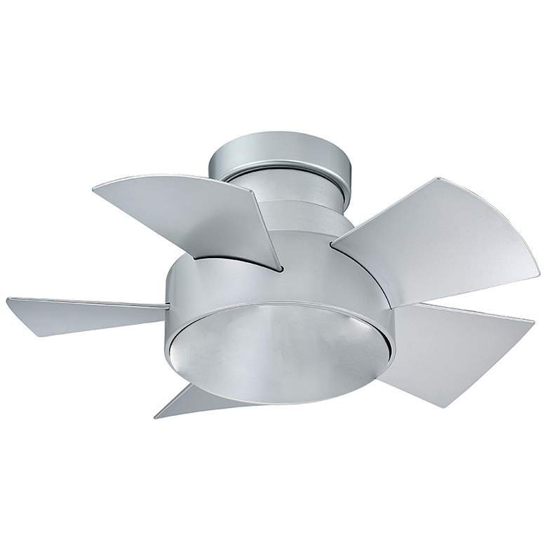Image 4 26" Modern Forms Vox Titanium Silver LED Wet Rated Hugger Smart Fan more views