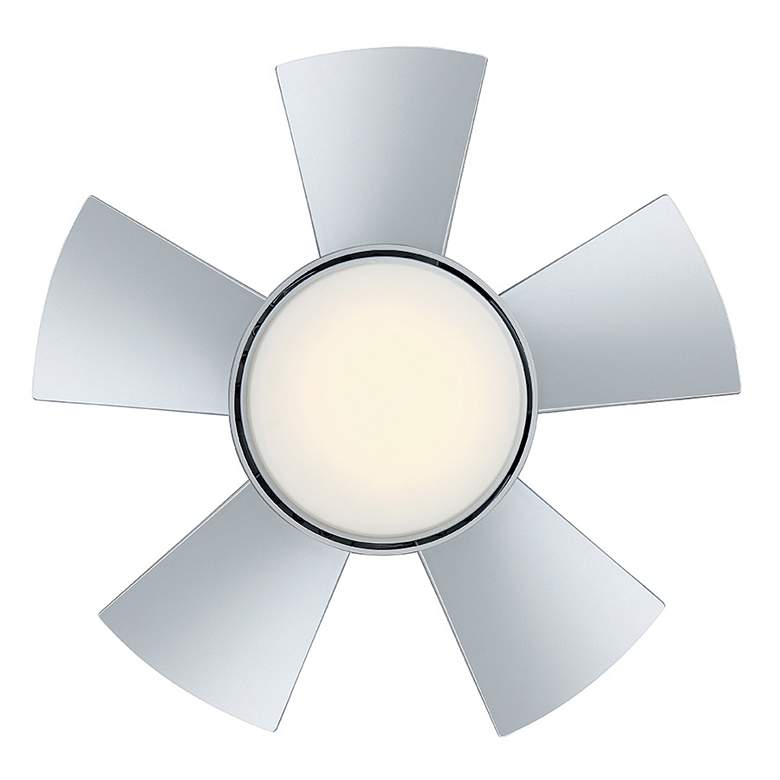 Image 5 26 inch Modern Forms Vox Titanium Silver LED Wet Rated Hugger Smart Fan more views