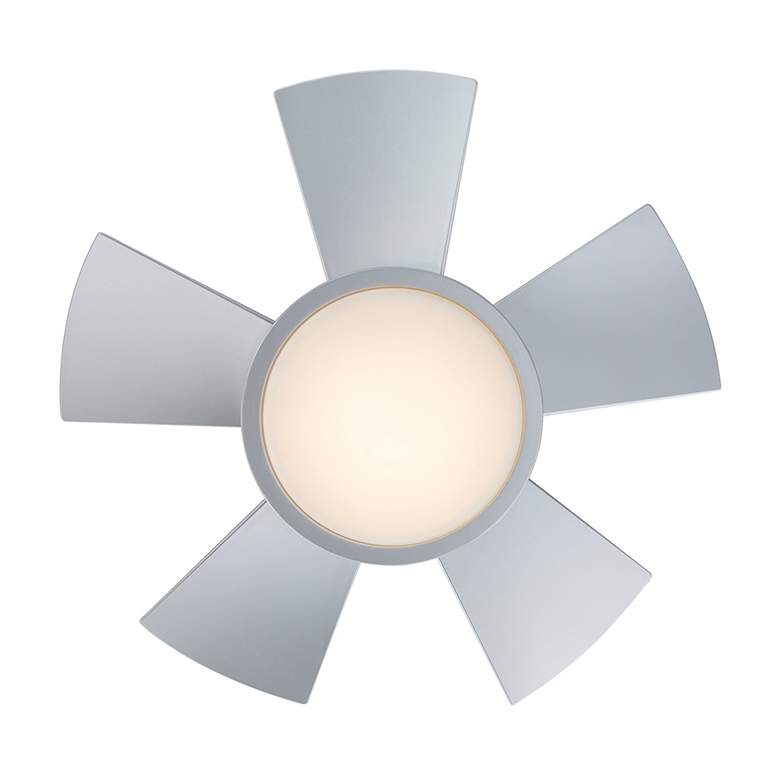 Image 5 26" Modern Forms Vox Titanium Silver LED Wet Rated Hugger Smart Fan more views