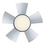 26" Modern Forms Vox Titanium Silver LED Wet Rated Hugger Smart Fan
