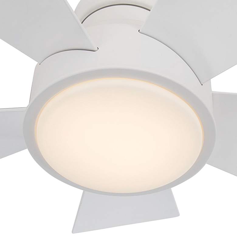 Image 2 26" Modern Forms Vox White 2700K LED Wet Hugger Smart Ceiling Fan more views