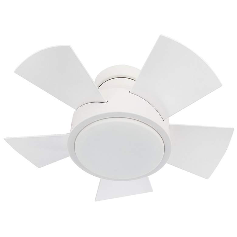Image 3 26" Modern Forms Vox White 2700K LED Wet Hugger Smart Ceiling Fan more views